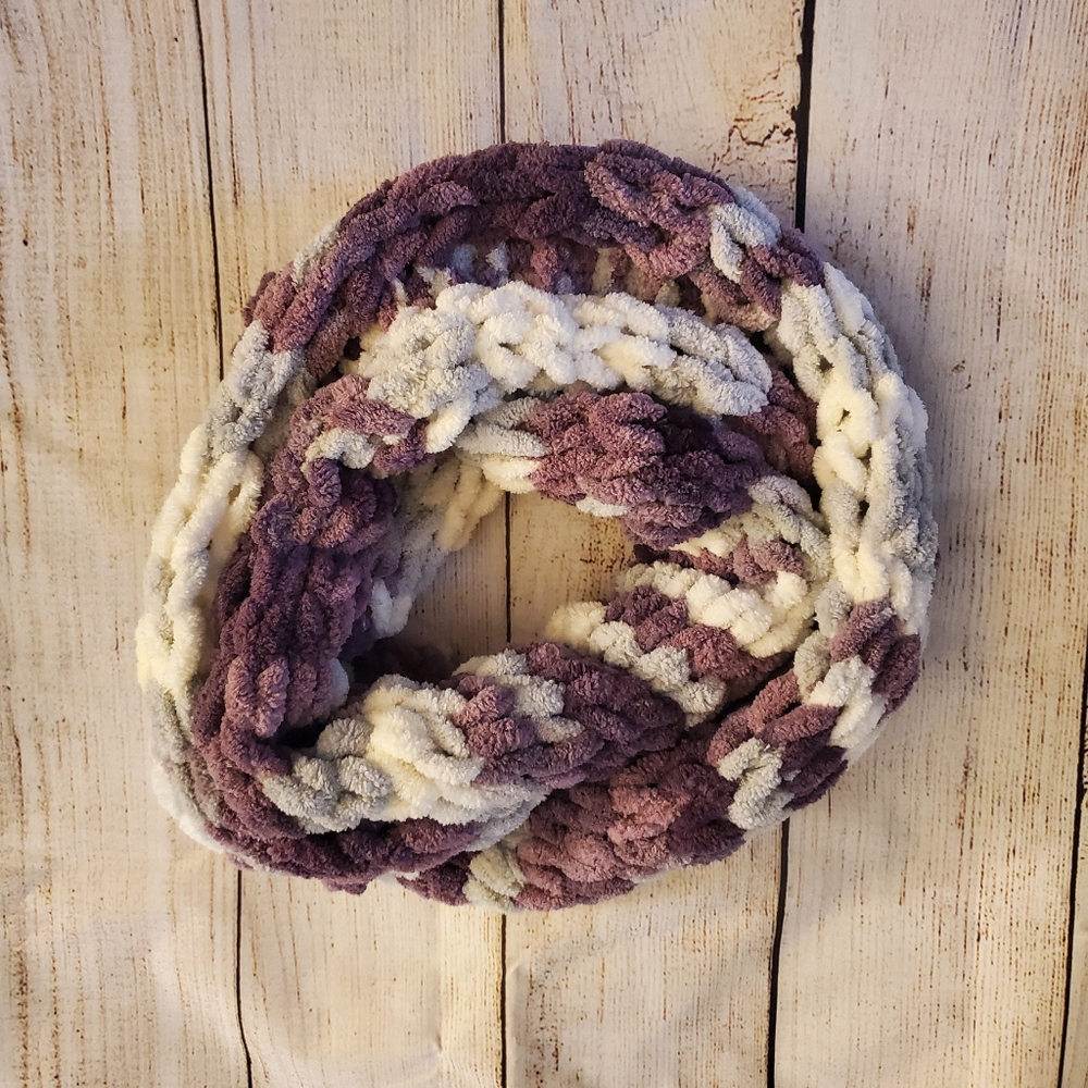 Handmade Multicolor Infinity Loop Scarf